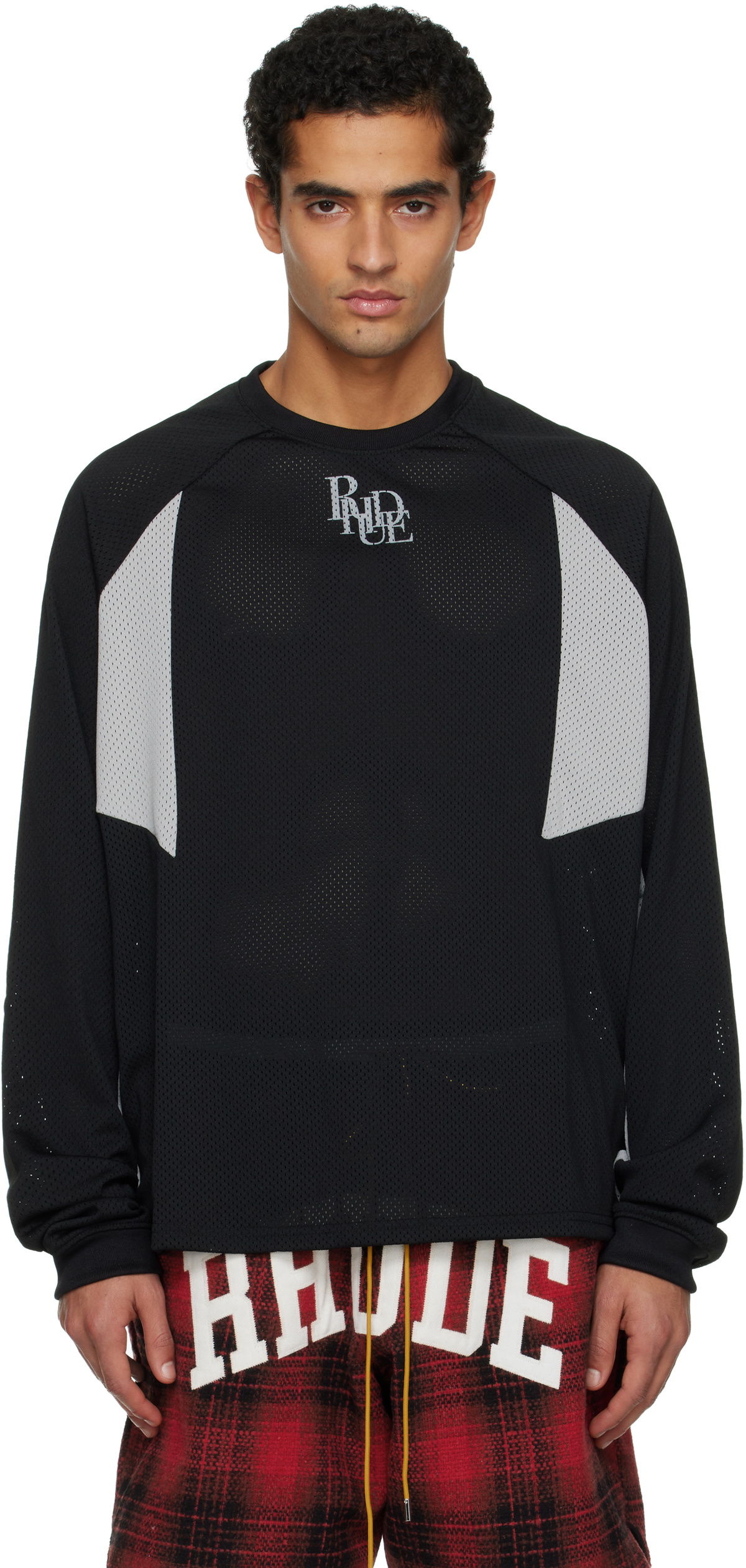 Rhude Gray 'Dakar 91' Long Sleeve T-Shirt Rhude