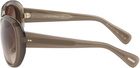 Oliver Peoples Taupe Maridan Sunglasses
