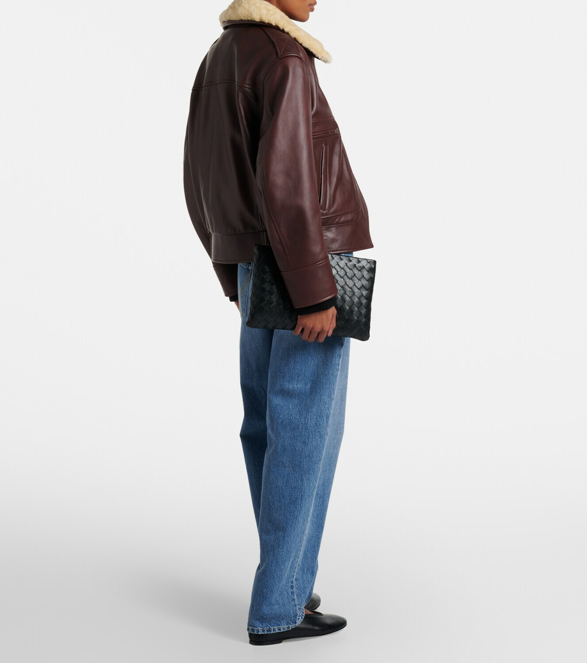 Bottega Veneta Intrecciato Medium leather pouch