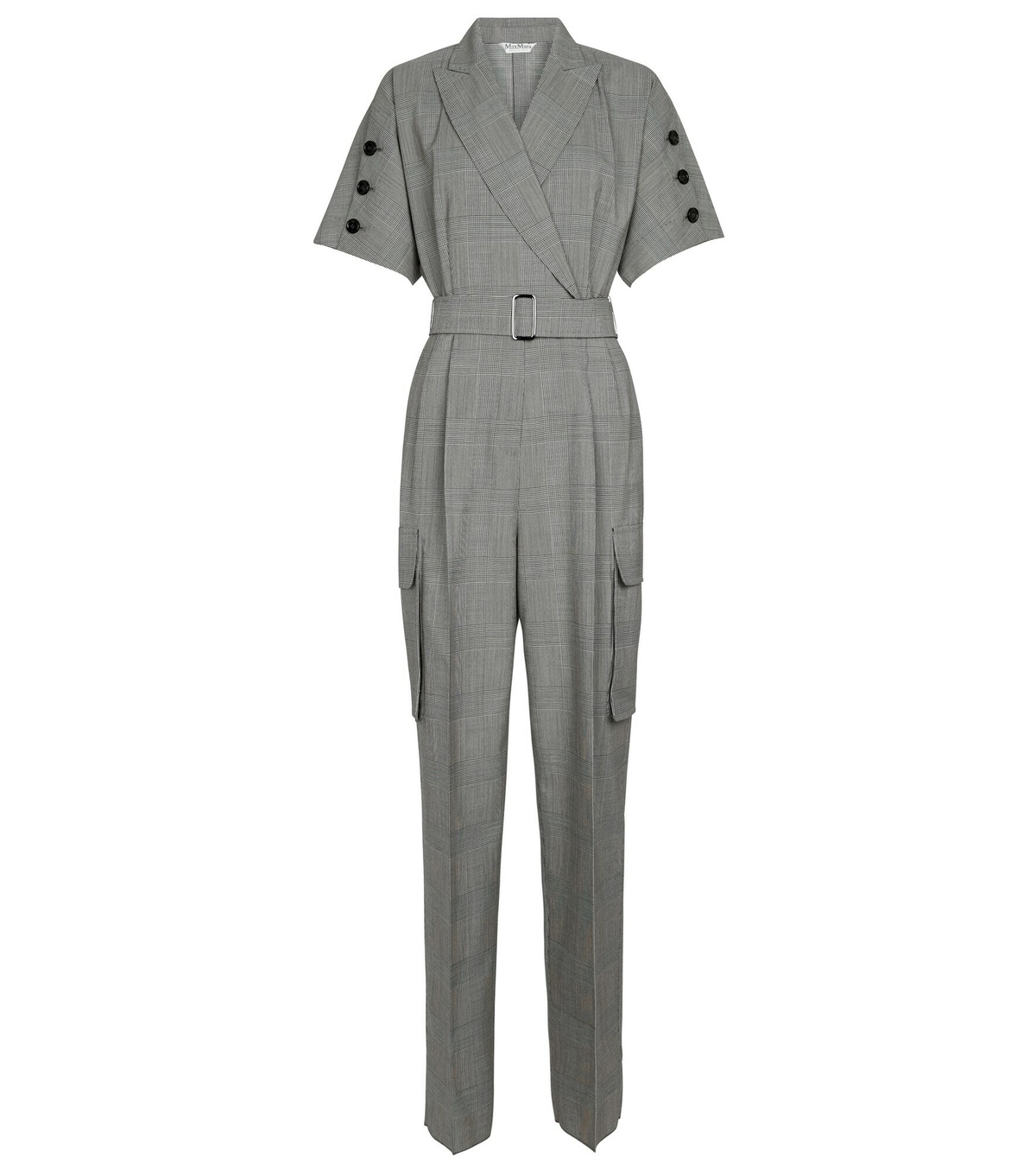 Max Mara - Bari checked virgin wool jumpsuit Max Mara