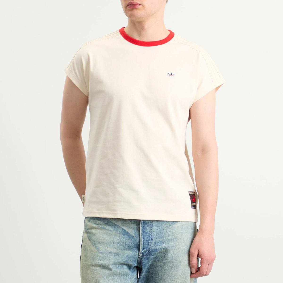 Adidas Men's x CLOT Dolmn T-Shirt in Wonder White