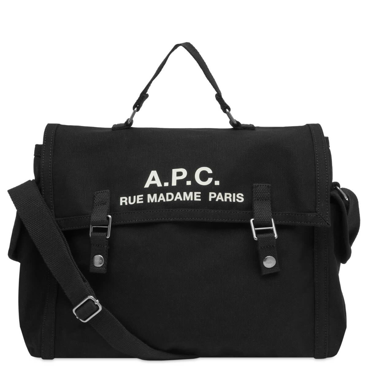 A.P.C. Men's A.P.C Recuperation 2 Way Tote Bag in Black A.P.C.