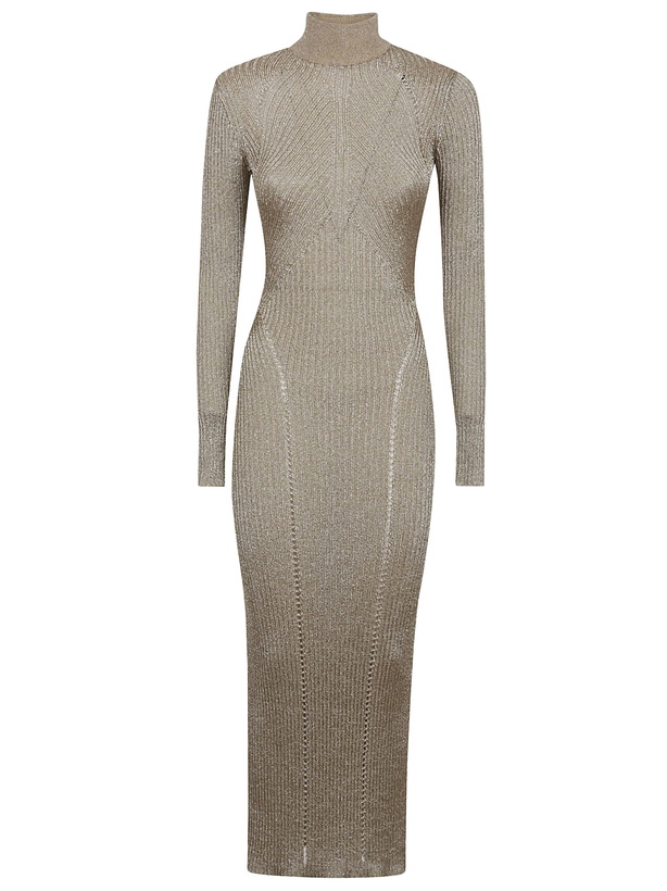 Photo: self-portrait Lurex Knitted Maxi Dress