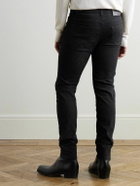 Etro - Slim-Fit Paisley-Jacquard Cotton-Blend Trousers - Black