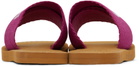 Chloé Kids Pink Printed Sandals