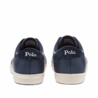 Polo Ralph Lauren Men's Pony Player Vulcanized Leather Sneakers in Newport Navy