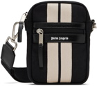 Palm Angels Black Logo Crossbody Pouch