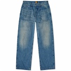 Human Made Men's Loose Denim Jeans in Indigo