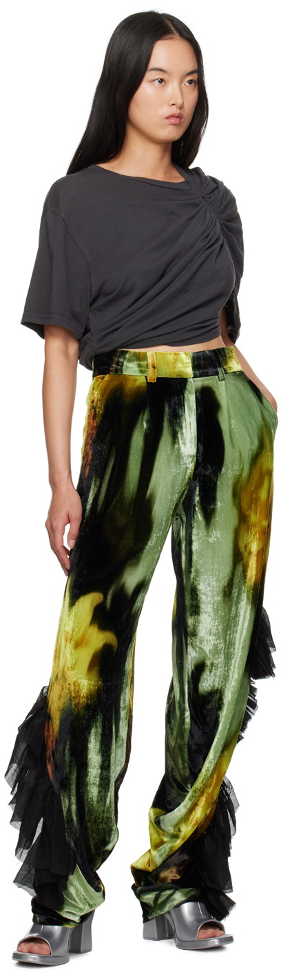 Collina Strada Multicolor Dante Ruffle Trouser