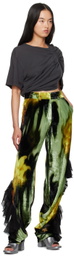 Collina Strada Multicolor Dante Ruffle Trouser