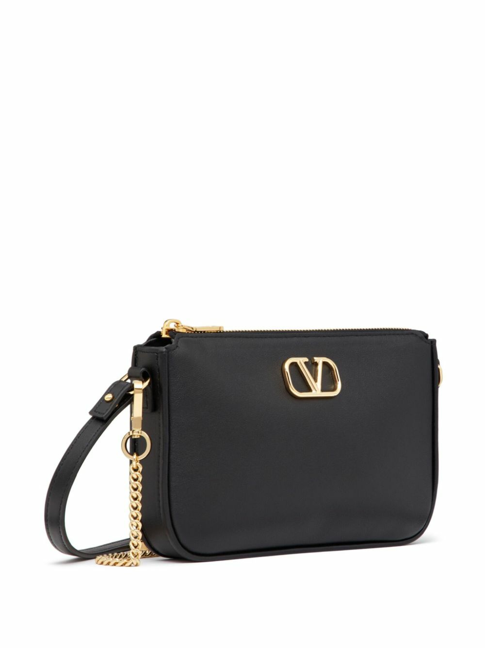 Valentino Garavani Black VLogo Signature Leather Mini Bag