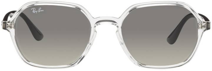 Photo: Ray-Ban Transparent & Black RB4361 Sunglasses