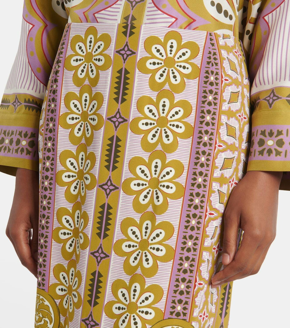La DoubleJ Printed pencil skirt