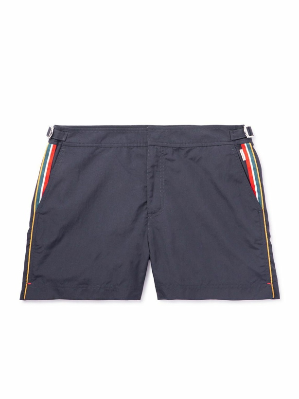 Photo: Orlebar Brown - Setter Slim-Fit Short-Length Swim Shorts - Blue