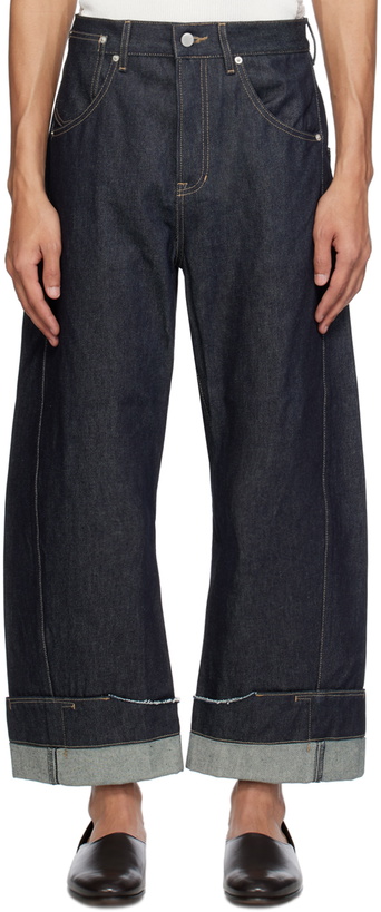 Photo: Marina Yee Indigo Oversized Jeans