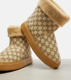 Gucci GG suede ankle boots
