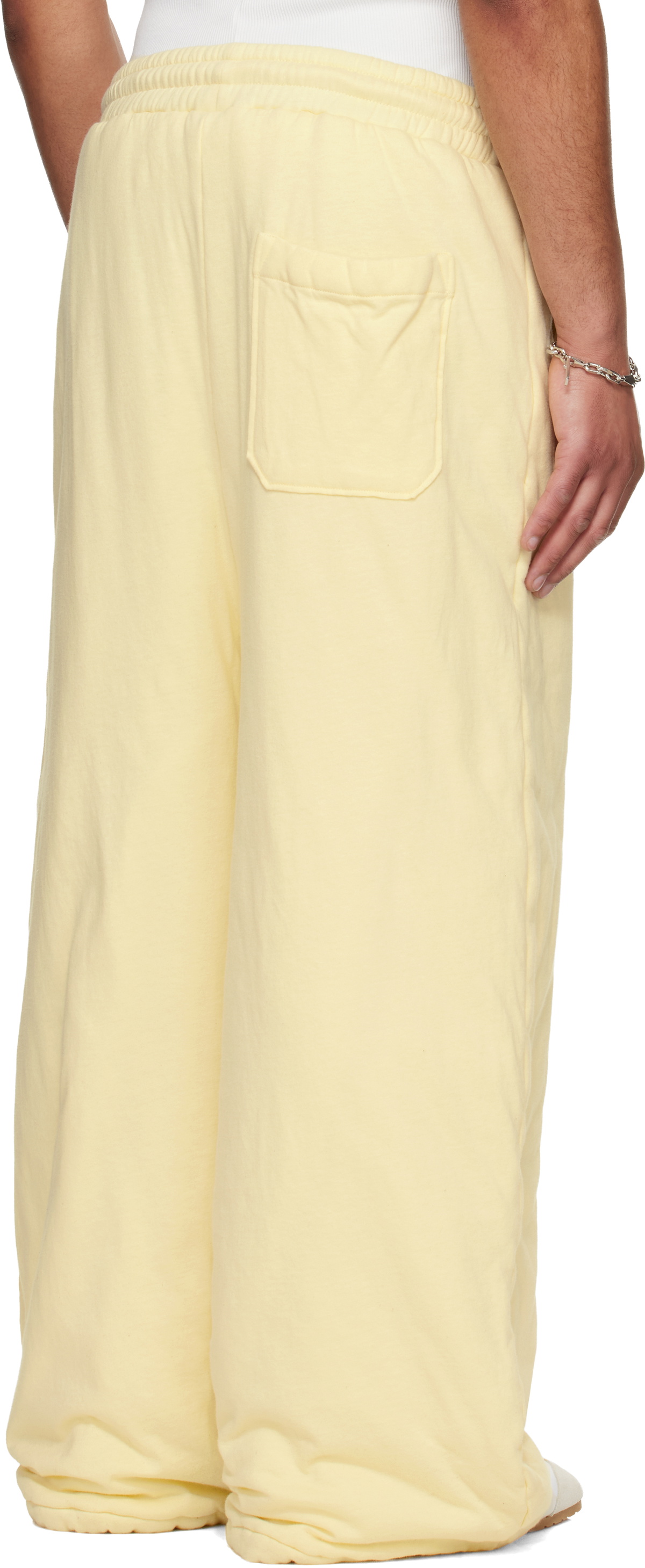 LU'U DAN Off-White Wadded Bontans Sweatpants