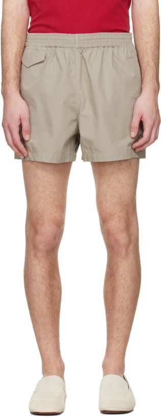 Photo: A.P.C. Green Axel Shorts
