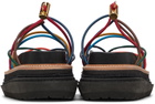 sacai Black Platform Sandals