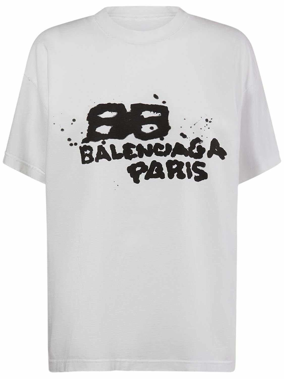 Tシャツ・カットソー Balenciaga Medium Fit Cotton T-Shirt BALENCIAGA - Medium Fit Cotton T-shirt Balenciaga