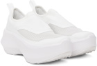 Comme des Garçons White Salomon Edition Slip-On Platform Sneakers