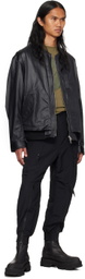 meanswhile Black Padding Cargo Pants
