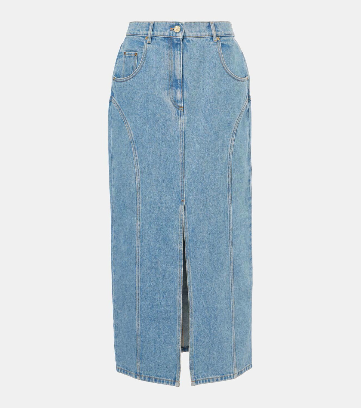 Nina Ricci Denim midi skirt Nina Ricci