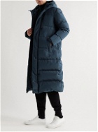 Herno Laminar - Hooded Quilted Shell Down Parka - Blue