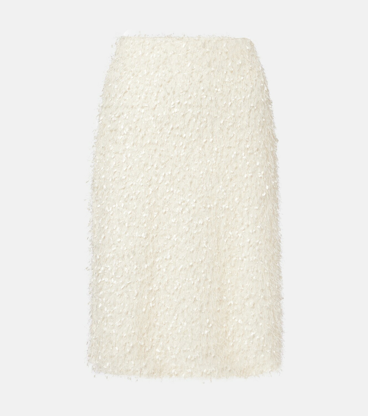 Vince Fringed midi skirt