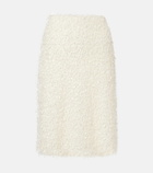 Vince Fringed midi skirt