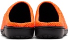 SUBU SSENSE Exclusive Orange Quilted Light Slippers