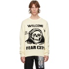 Mr. Saturday White Grim Fear City Sweater
