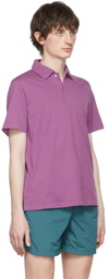 ASPESI Purple Cotton Polo