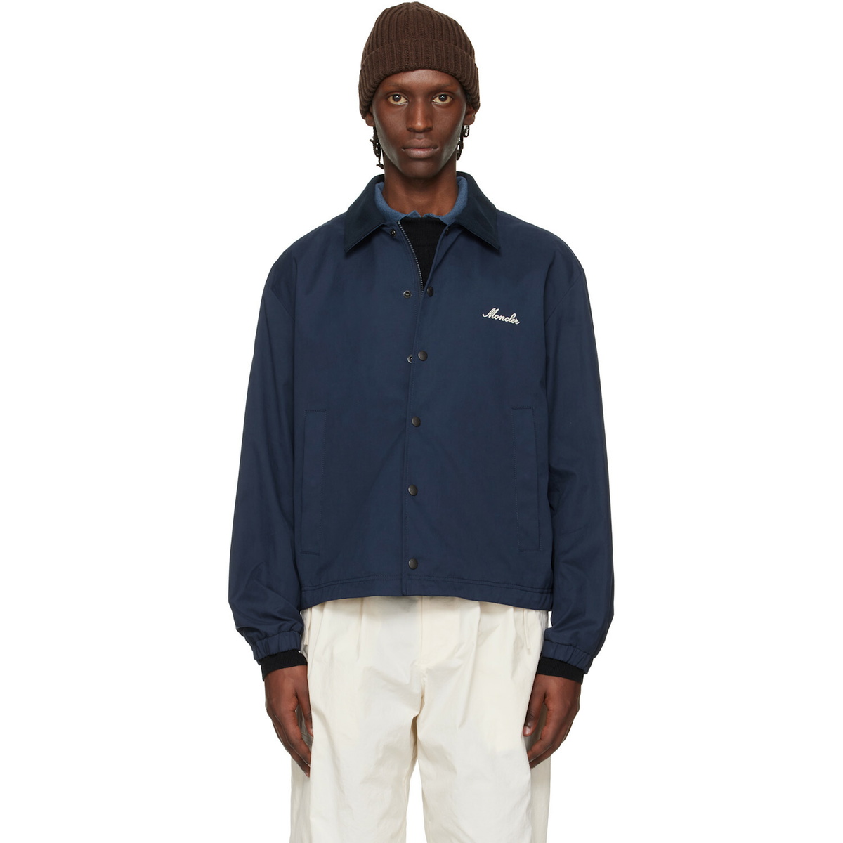 Moncler Navy Arinell Shirt Jacket