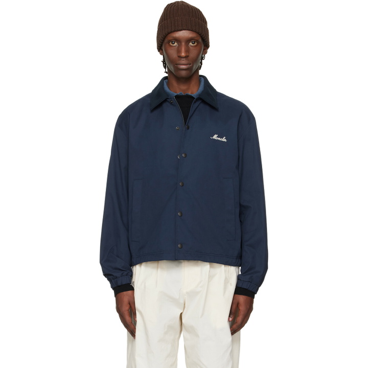 Photo: Moncler Navy Arinell Shirt Jacket