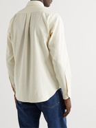 Drake's - Brushed Cotton-Twill Shirt - Neutrals