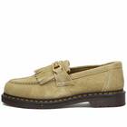 Dr. Martens Men's Adrian Snaffle Loafer in Pale Olive Suede