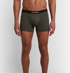 TOM FORD - Stretch-Cotton Boxer Briefs - Green