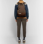 visvim - Suede-Trimmed Cordura Nylon Backpack - Men - Brown