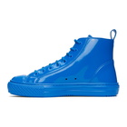 Valentino Blue Valentino Garavani Patent VLTN High-Top Sneakers