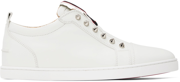 Photo: Christian Louboutin White F.A.V. Fique A Vontade Sneakers