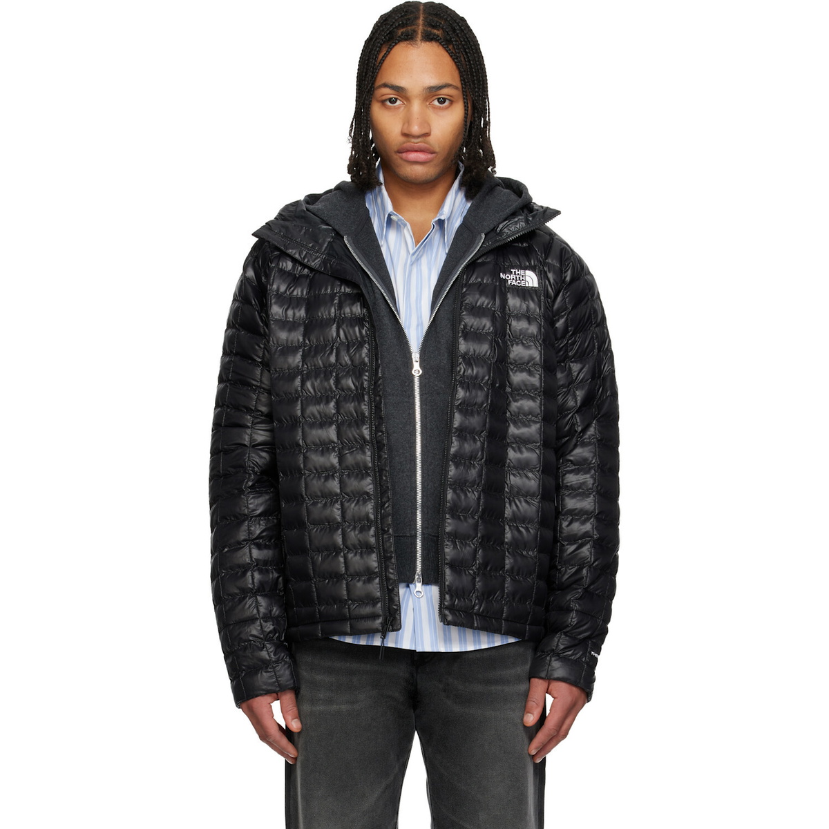 The North Face Black THERMOBALL Hooded Jacket