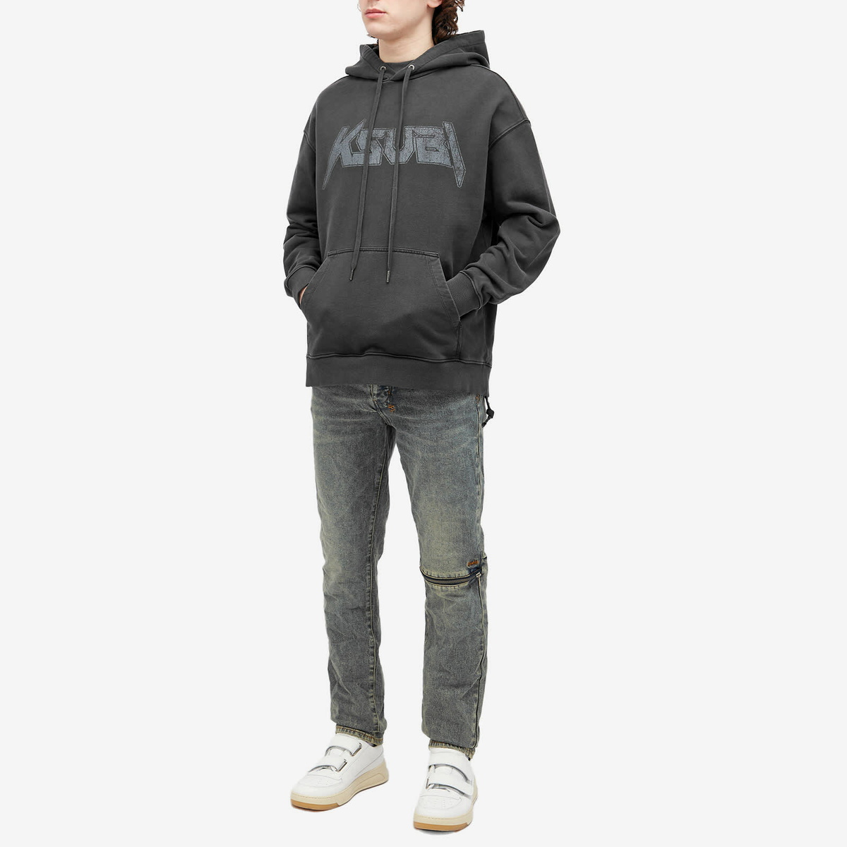 Ksubi Men's Electric Biggie Hoodie in Old Black