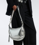 Isabel Marant Oskan Moon metallic leather shoulder bag