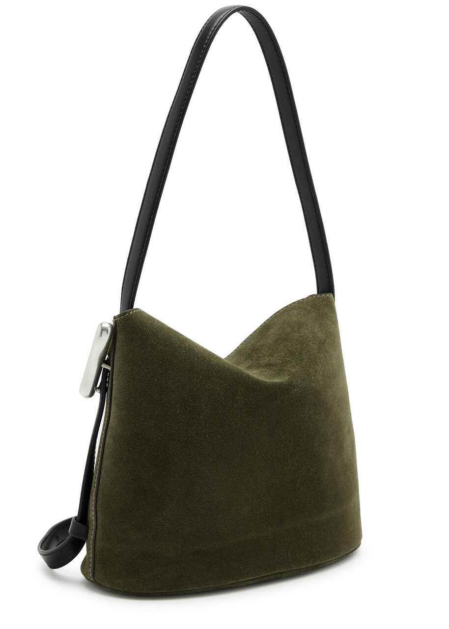 Boyy YY Sac Suede Shoulder bag - Dark Green - One Size