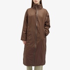 Holzweiler Women's Steilia Longline Puffer Jacket in Brown