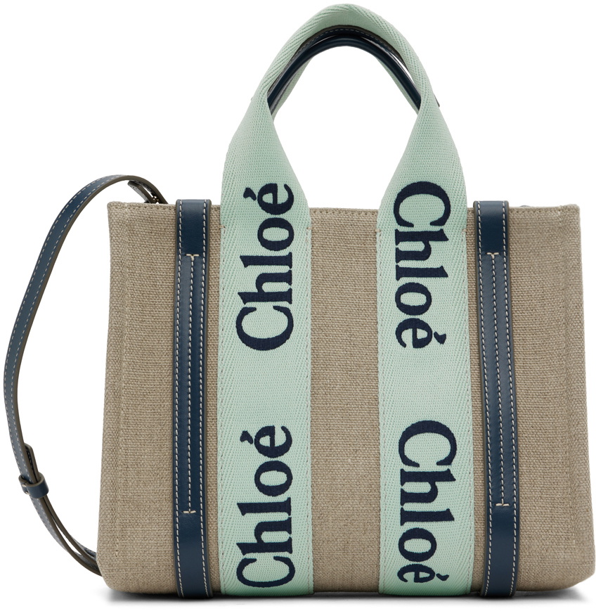 Chloé Beige Small Woody Tote