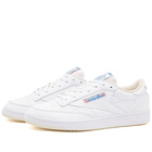 Reebok Men's Club C 85 Vintage Sneakers in White/Alabaster/Vector Blue