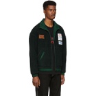 ADER error Reversible Green Fleece Jacket