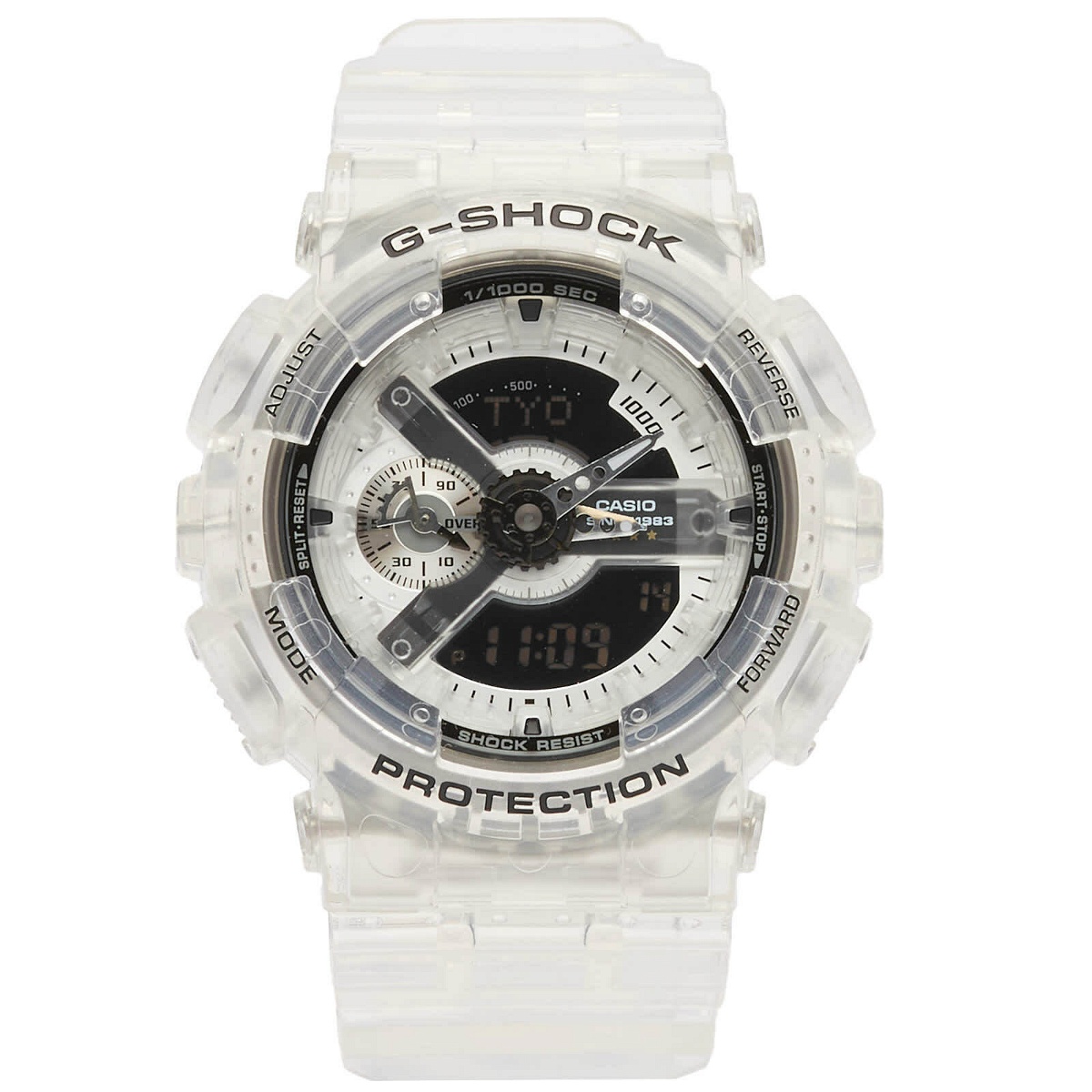 Photo: G-Shock 40th Anniversary GA-114RX-7AER Watch in Skeleton Remix